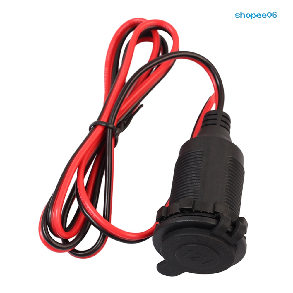 Tẩu Sạc 12V Kiêm Bật Lửa Thuốc Lá Có Dây Cáp Nối Tiện Dụng