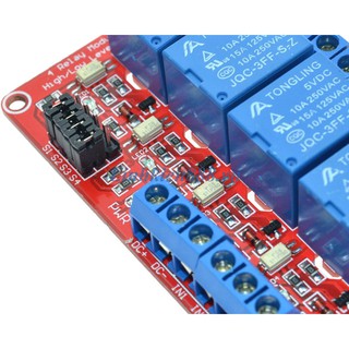 Module Relay 4 Kênh 24VDC Cách Ly Quang