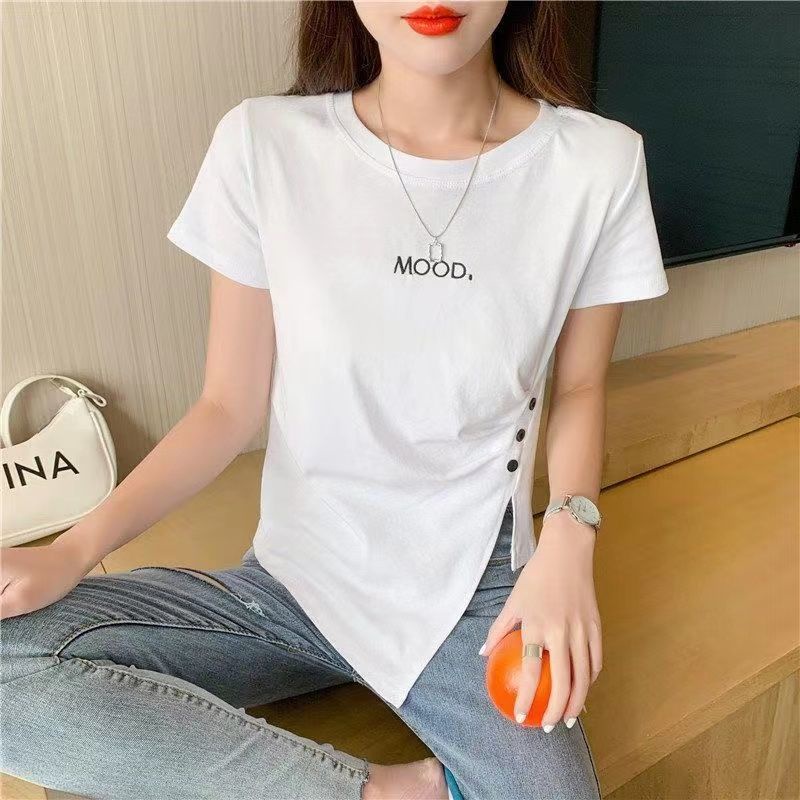 Áo Thun NgắN Tay Cổ TròN ThờI Trang Cho Nữ 2022 JL-TX-227