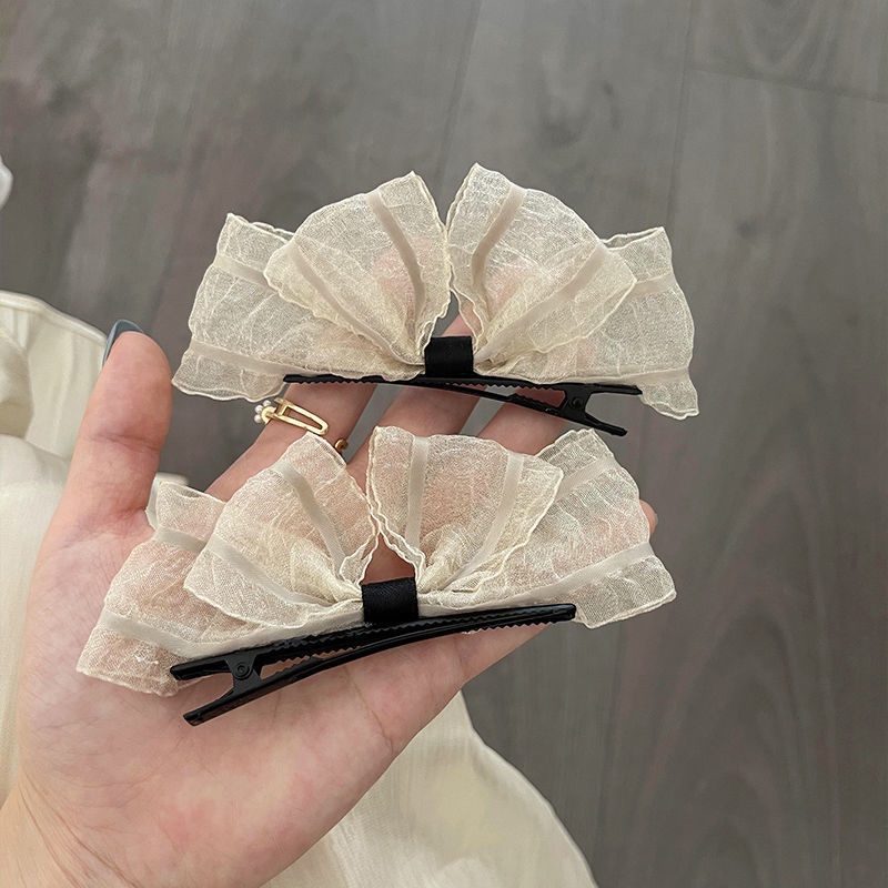 Kẹp tóc nơ thiết kế đơn giản thời trang mùa hè 2021