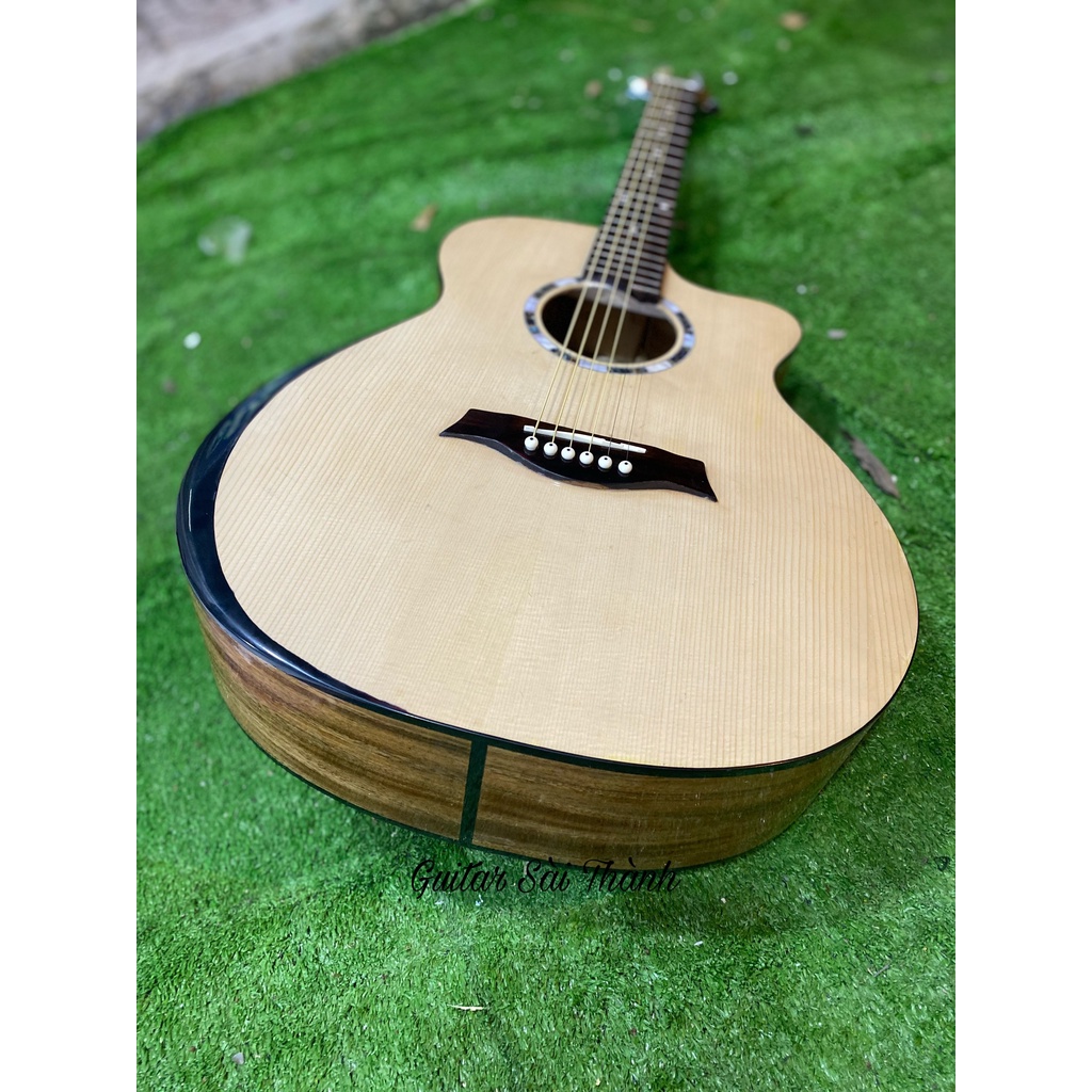 Đàn Guitar Solid Điệp có vát bavel lắp khoá Derjung chính hãng ST.X5