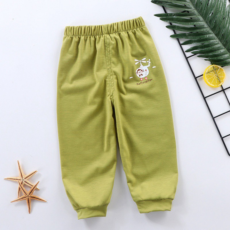 Quần Cotton Dài Họa Tiết Hoạt Hình Cho Bé Trai (1-5 Tuổi)