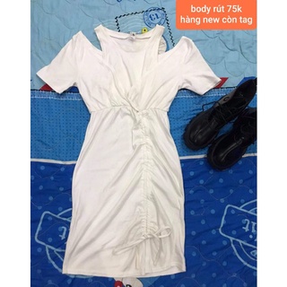 Đầm body trắng