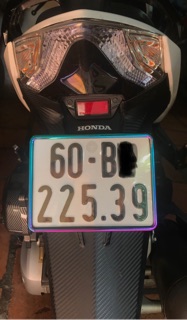 Combo Baga + moc + bảng số titan cho AB 125