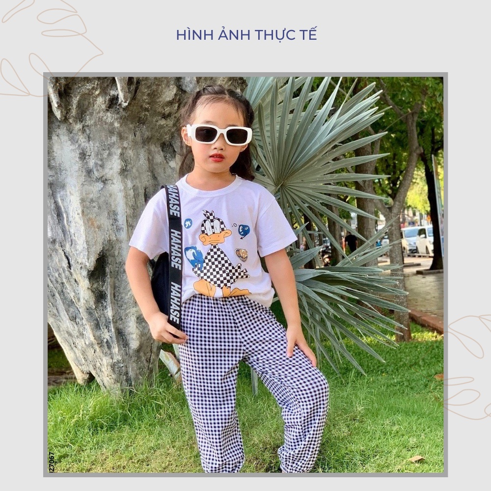 Đồ bộ bé gái hình hoạt hình dễ thương, thoáng mát - JJ Kids