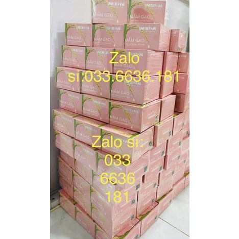 Kem trắng da toàn thân Mầm gạo Linh chi vàng hủ 180g