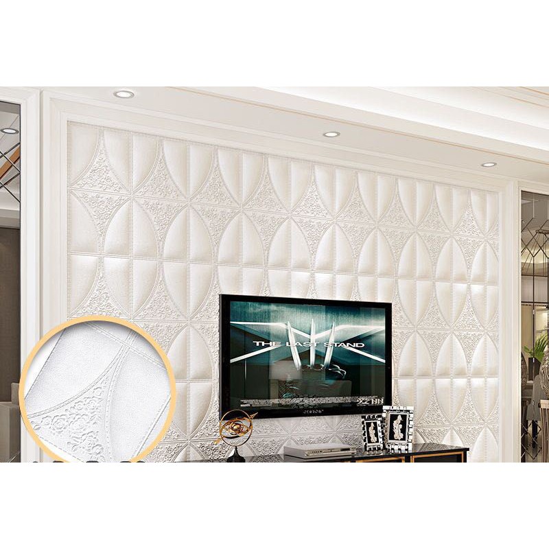 35*35cm self-adhesive waterproof 3D wallpaper decoration bedroom TV background ceiling