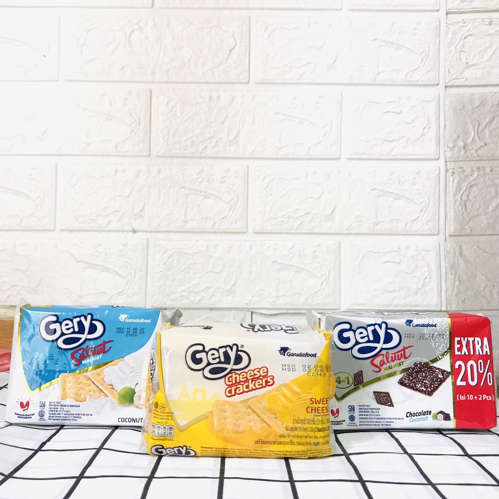 Bánh Quy Phô Mai Gery Cheese Cracker Gói 100g