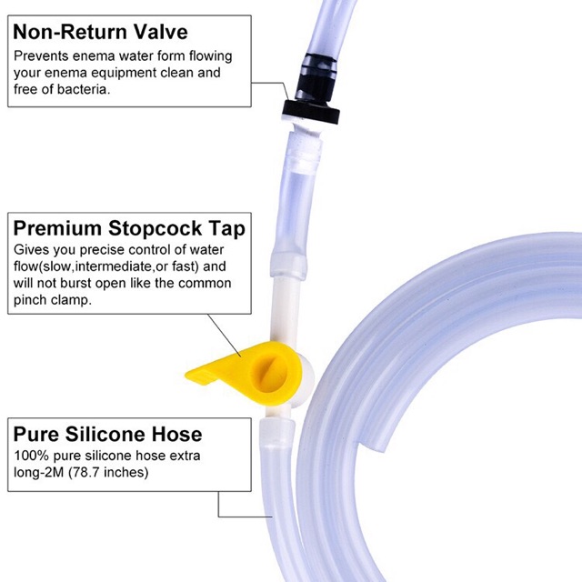 Bộ dây bốc thụt cao cấp enema