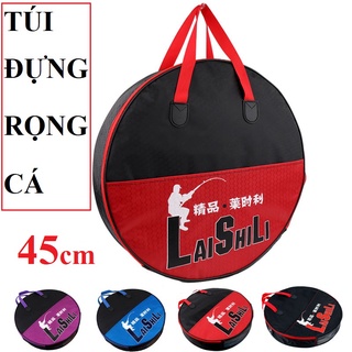 Túi đựng rọng cá câu đài, túi đựng rọng 2 ngăn đựng mặt vợt câu cá