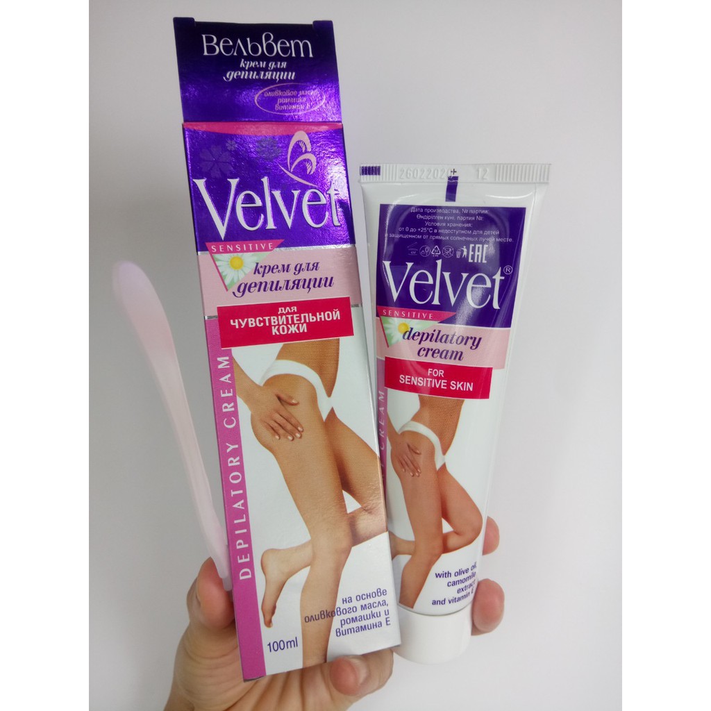 Kem tẩy lông Velvet hoa cúc của Nga