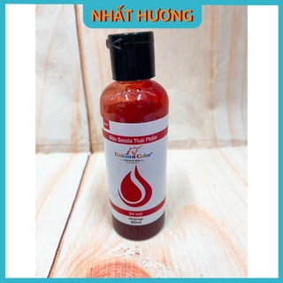 Màu đỏ tươi pha socola 80ml