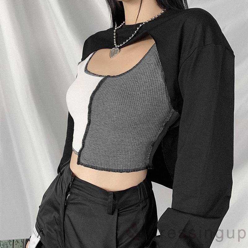 Áo Croptop Không Tay Thời Trang Nữ Quyến Rũ | BigBuy360 - bigbuy360.vn