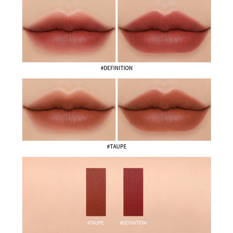 Son kem lì 3CE Velvet / Blur Water / Cloud Lip Tint