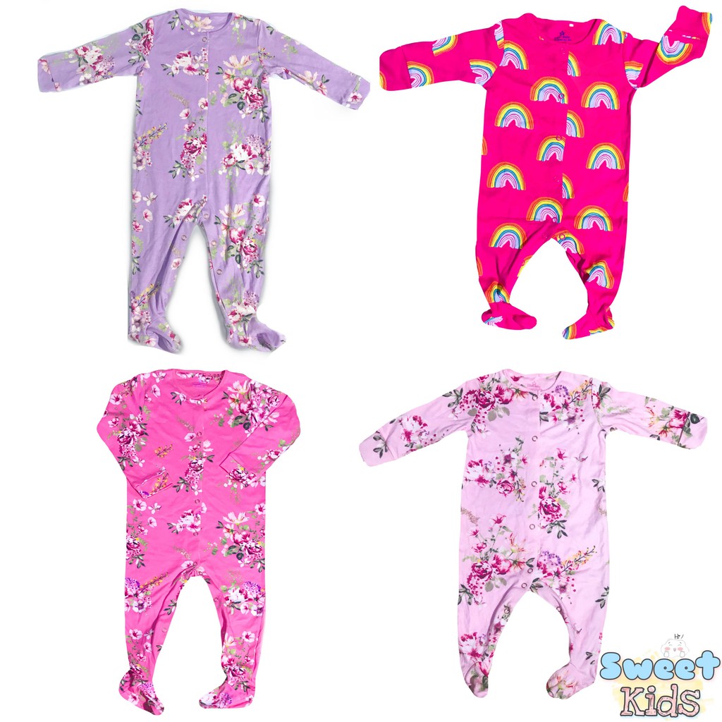 2 BỘ| Body liền tất/sleepsuit cho bé yêu giá rẻ