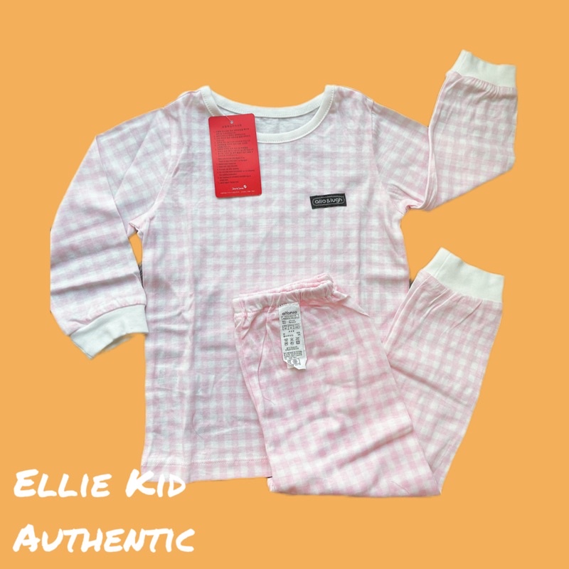 Bộ quần áo trẻ em bé gái 100% cotton organic Allo & Lugh chính hãng Hàn Quốc từ 3 tháng - 7 tuổi