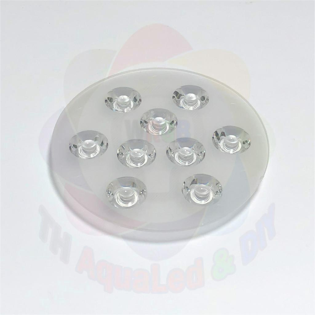 Chóa LED tròn 18 chip, sử dụng cho mạch led 18 chip, gom ánh sáng thừa hiệu quả