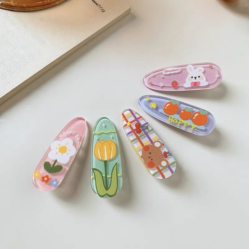Kẹp tóc nhiều mẫu dễ thương