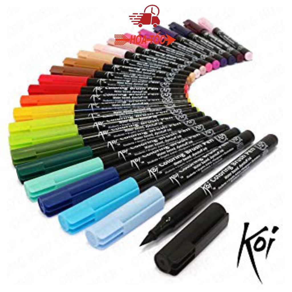 Bút cọ màu nước sakura, KOI COLORING BRUSH