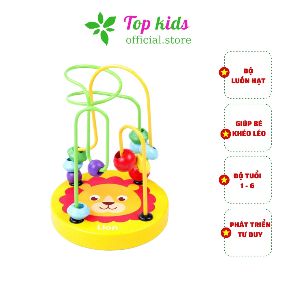 Đồ chơi thông minh cho bé gái bé trai 1 2 3 tuổi montessori, đồ choi cho trẻ bằng gỗ combo 4 5 6 7 8 9 món TOPKIDS