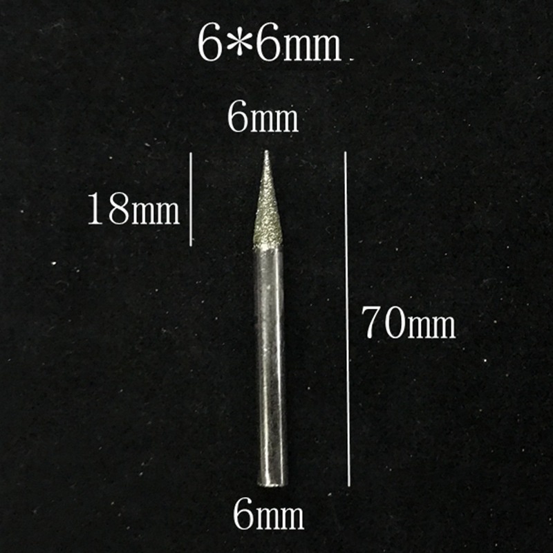 Mũi dùi cốt 6mm đủ size từ 6mm - 12mm chuyên dụng mài đá thô, tạc tượng lớn, đá cảnh, khắc chữ