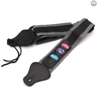 Dây đeo đàn ghi ta điện + 3 lõi thay thế + 3 miếng bọc da pu