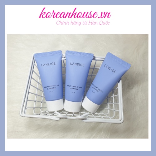 SỮA RỬA MẶT LÀM SẠCH SÂU LANEIGE MULTI DEEP-CLEAN CLEANSER_30ML