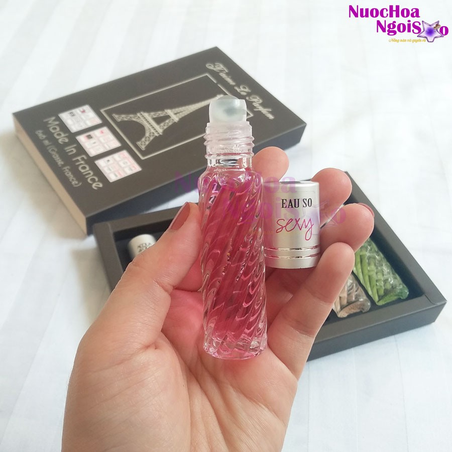 Set 6 Chai Nước Hoa Tháp Mini Hương Thơm Pháp Quyến Rũ, Cá Tính | Thế Giới Skin Care