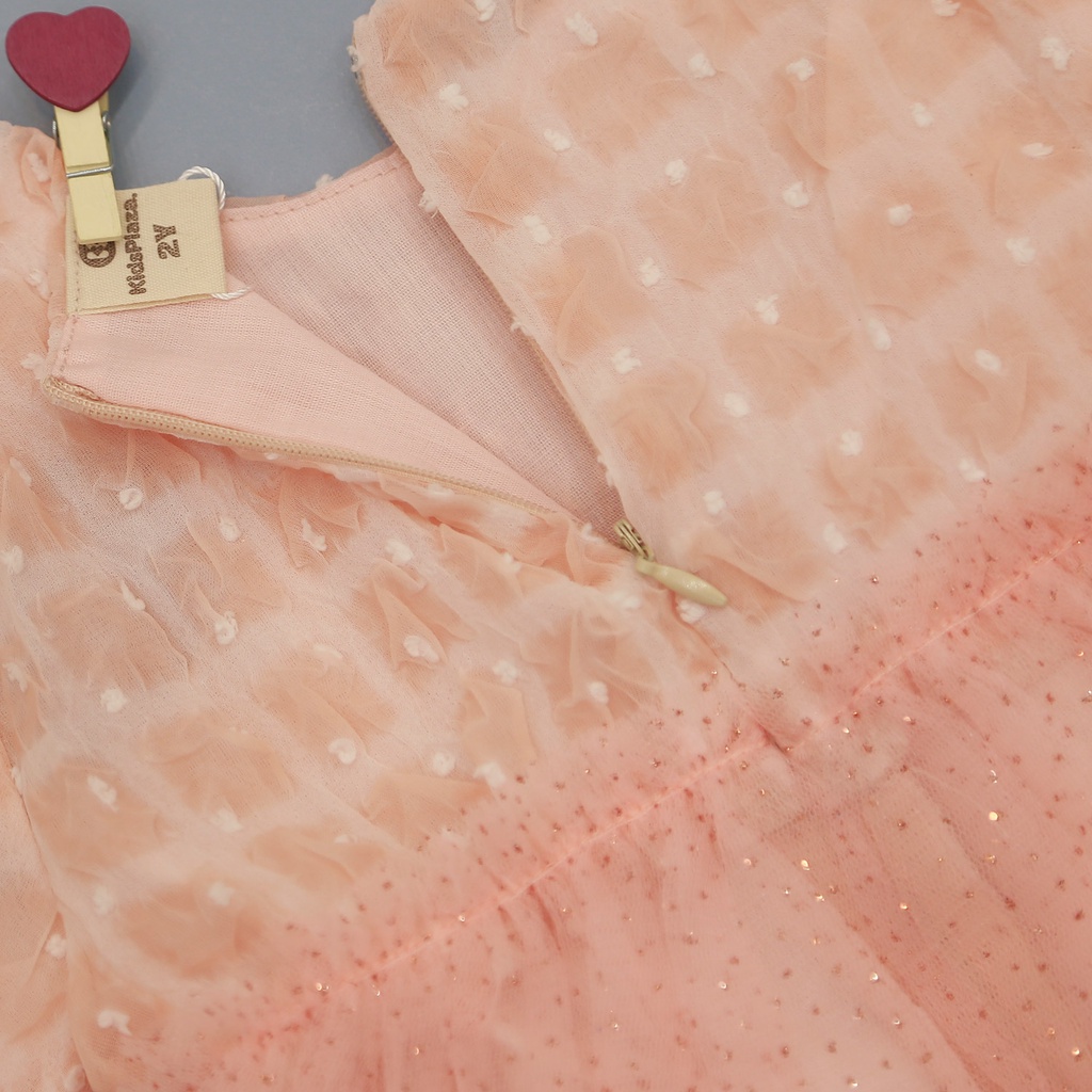 Váy TuTu tay bồng Kids Plaza M21H (Hồng)