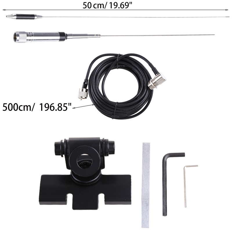 Ăng Ten Radio VHF UHF 2 Chiều 144 430Mhz Băng Tần Kép Chuyên Dụng