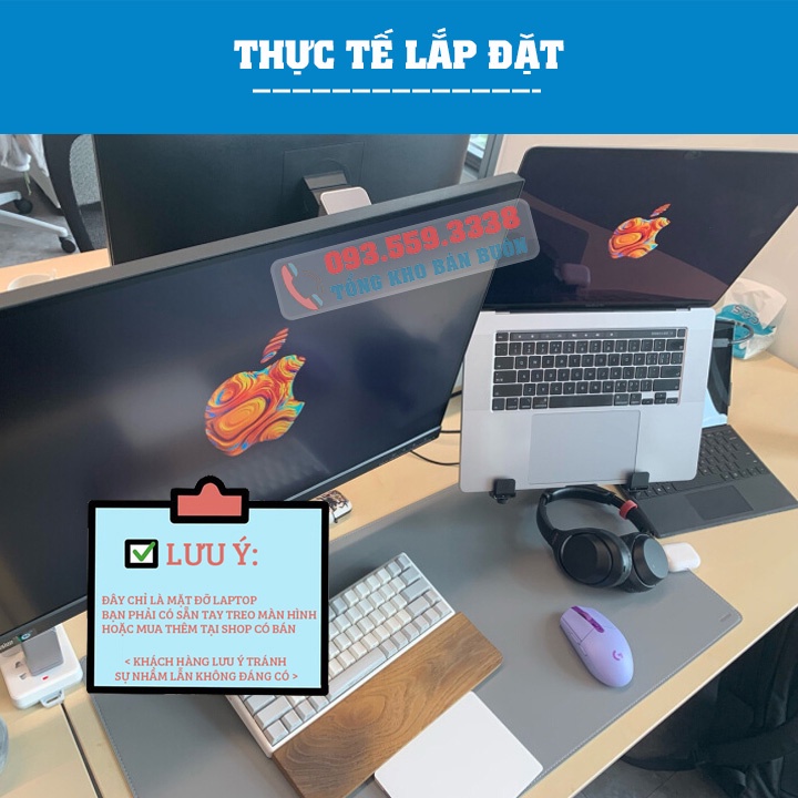 Giá Đỡ Kẹp Laptop - Macbook - Máy Tính Bảng - Ipad XY360 / FP2 10 - 15.6 - 17 Inch - Tương Thích Với Giá Đỡ Màn Hình