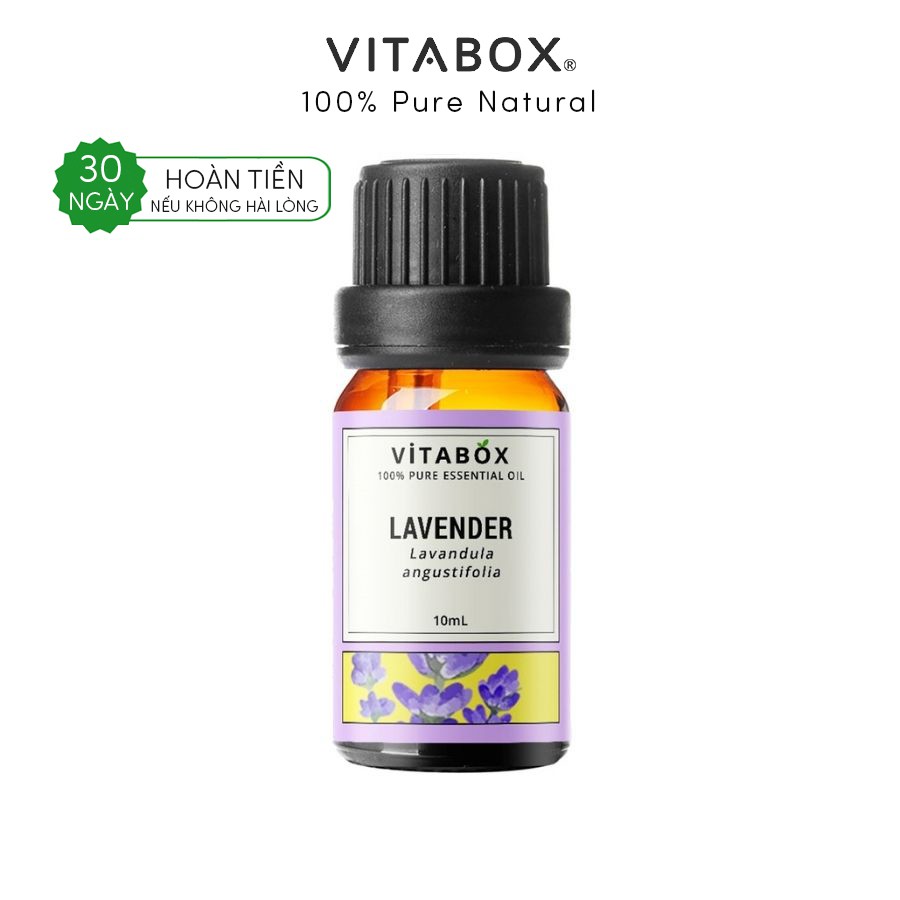 Tinh Dầu Oải Hương (Lavender) - 100% Thiên Nhiên Nguyên Chất - Vitabox Natural Essential Oil