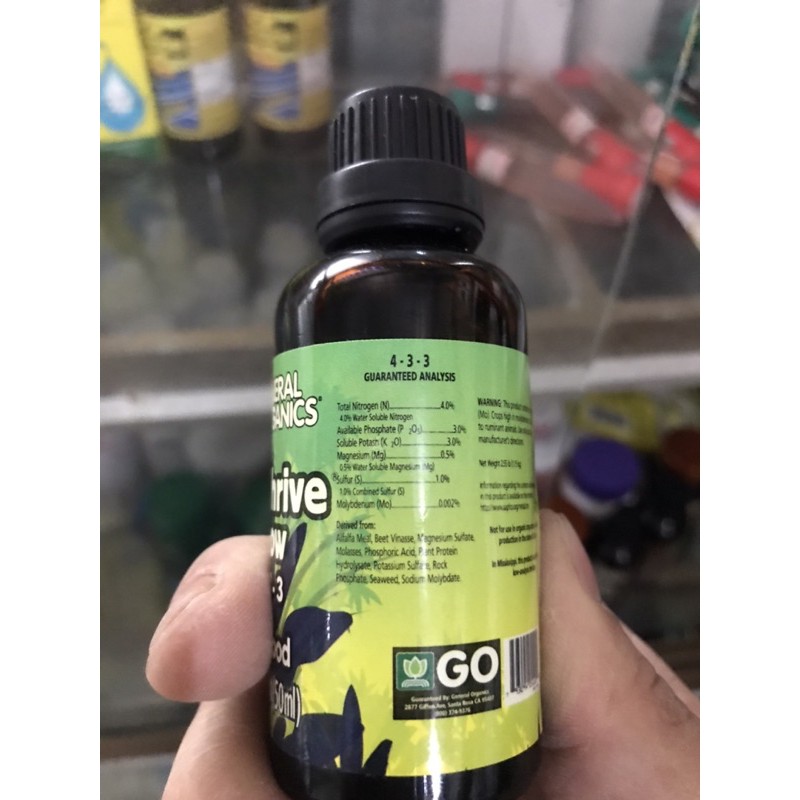 Phân bón Bio Thrive Grow nhập Mỹ chai 50ml chuyên dùng Hoa Lan