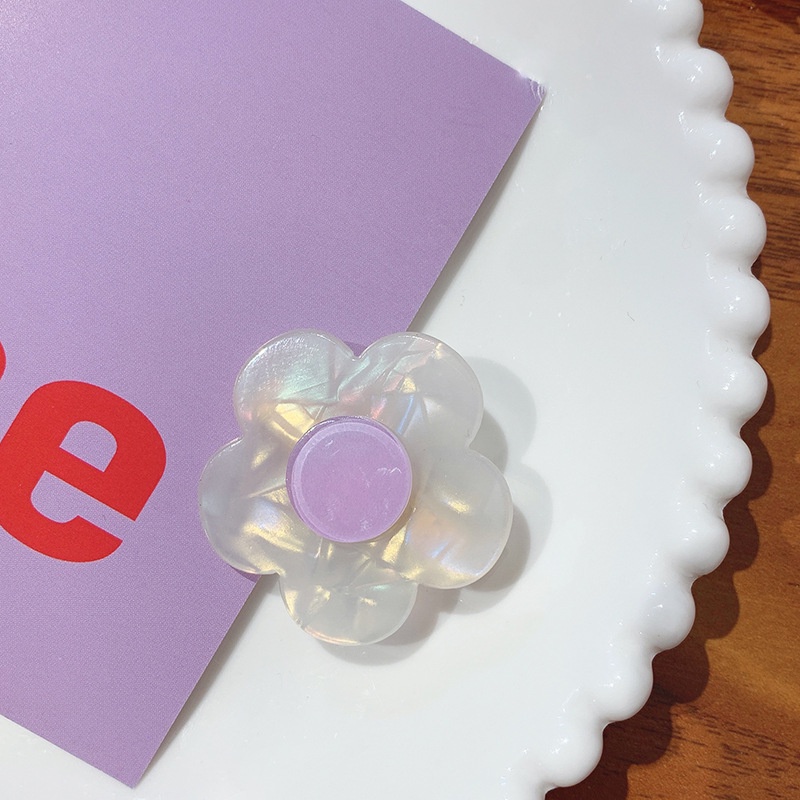 Kẹp Tóc Acrylic Hình Hoa Thời Trang Mùa Hè Cho Nữ