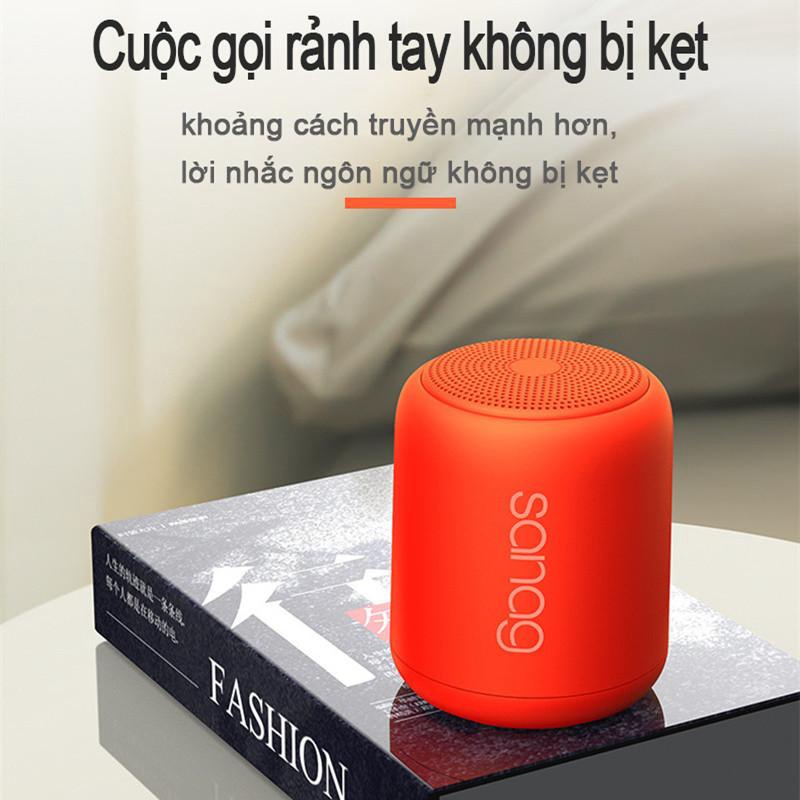 Loa Bluetooth Portable San Ag X6 Super Extra Bass Không dây 5.0 Loa rảnh tay Radio Micro SD IPX5 Chống nước [YX100005]