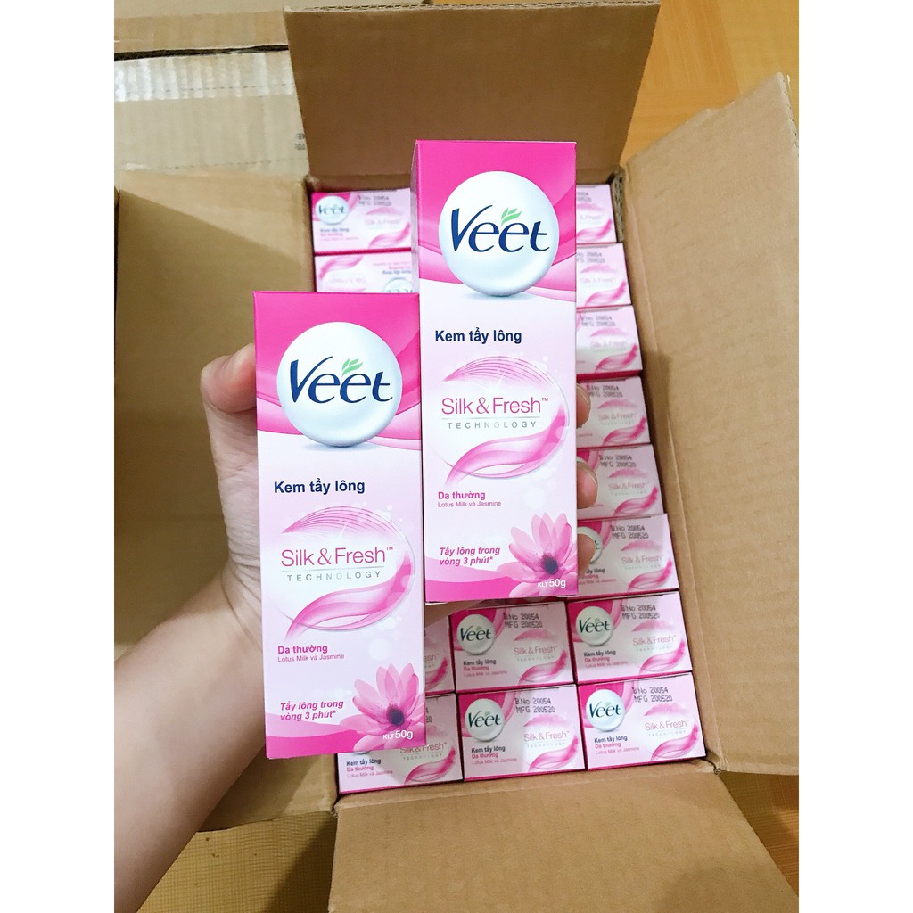 KEM TẨY LÔNG VEET DÀNH CHO DA THƯỜNG 25G-50G( hàng chính hãng phân phối bởi cty DKSH Việt Nam)