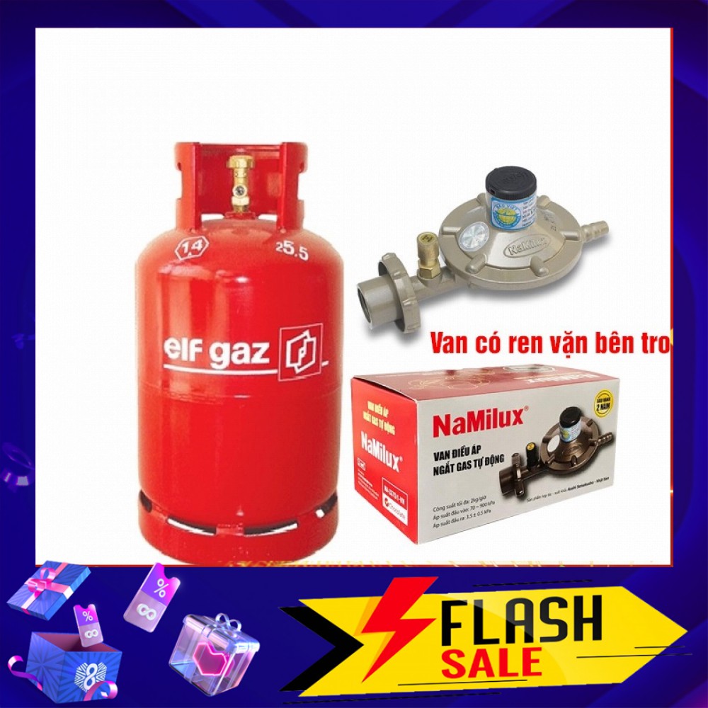 Van ga tự động Namilux Na-337s dùng bình gas đỏ