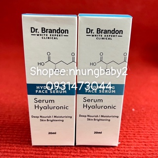 Serum Dr Brandon cấp ẩm HYALURONIC sáng da