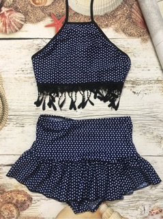 Đồ bơi chấm bi dễ thương
