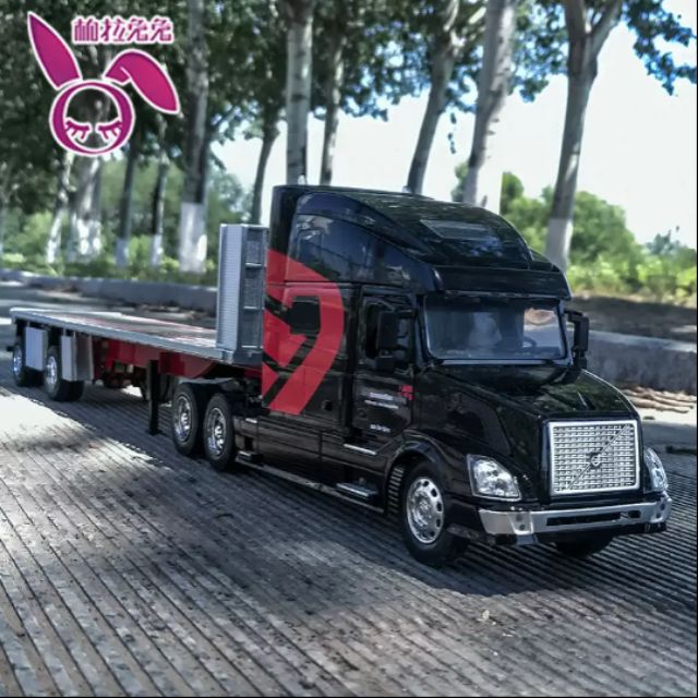 Xe mô hình Volvo VN780 container hợp kim 1:32