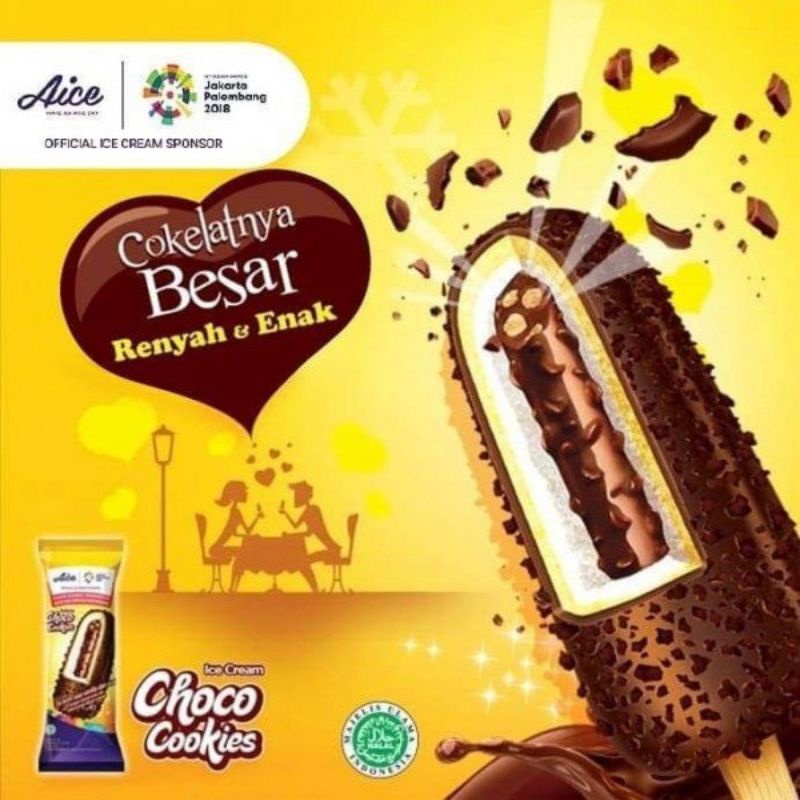 KEM BÁNH QUY Aice /Choco Cookies  52g - giao hỏa tốc Hồ Chí Minh