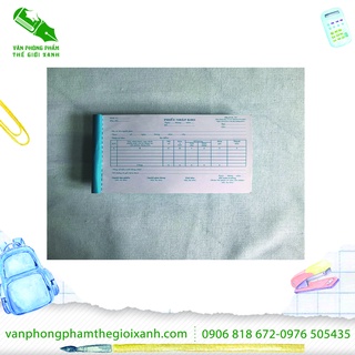 Phiếu nhập kho 2 liên 25 bộ 13x19cm