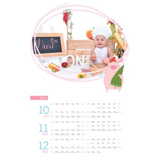 Lịch treo tường 5 tờ