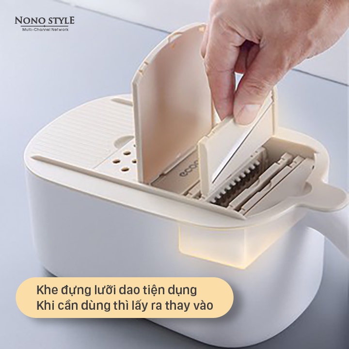 Bộ Thái Rau Củ Đa Năng ECCO E1909, Bảo Hành 06 Tháng
