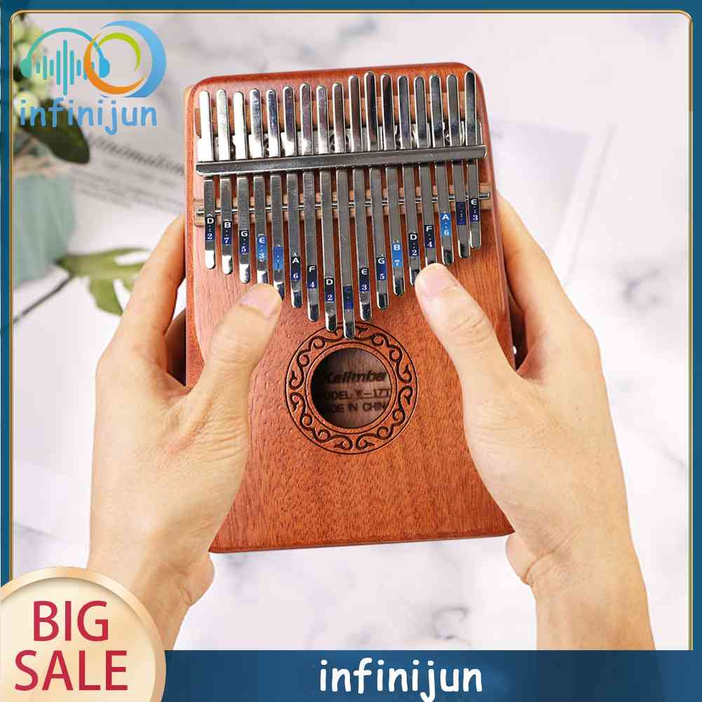 Set 2 Miếng Dán Ghi Chú Hình Đàn Kalimba Cho Đàn Piano