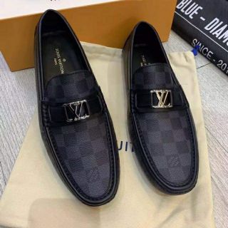 Giày mọi LV da nam