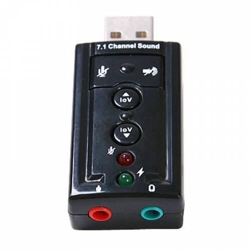 USB sound âm thanh 3D Taiwan 7.1 (Đen)