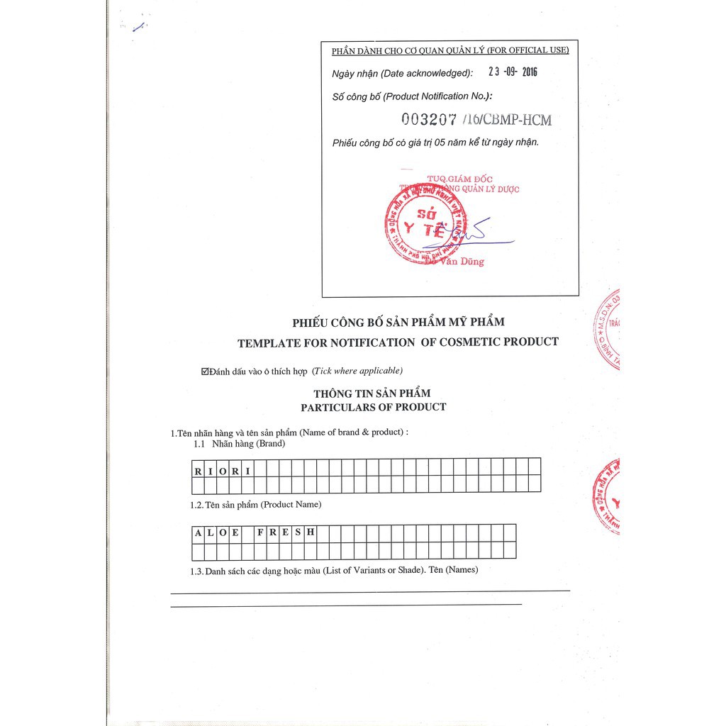 Xịt Khoáng RIORI Aloe Fresh Cấp Ẩm Cho Làn Da | BigBuy360 - bigbuy360.vn