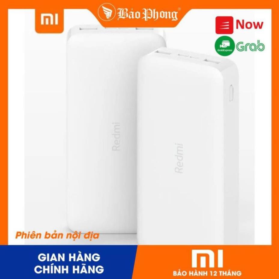 Pin dự Phòng Xiaomi Redmi 20000mAh Sạc Nhanh PD18w fast charging version- Hàng Chính Hãng (shopmh59)