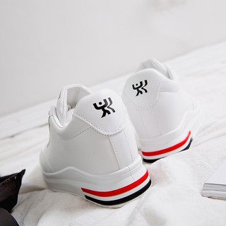 Giày đế độn trắng, giày bata trắng, Giày sneaker nữ